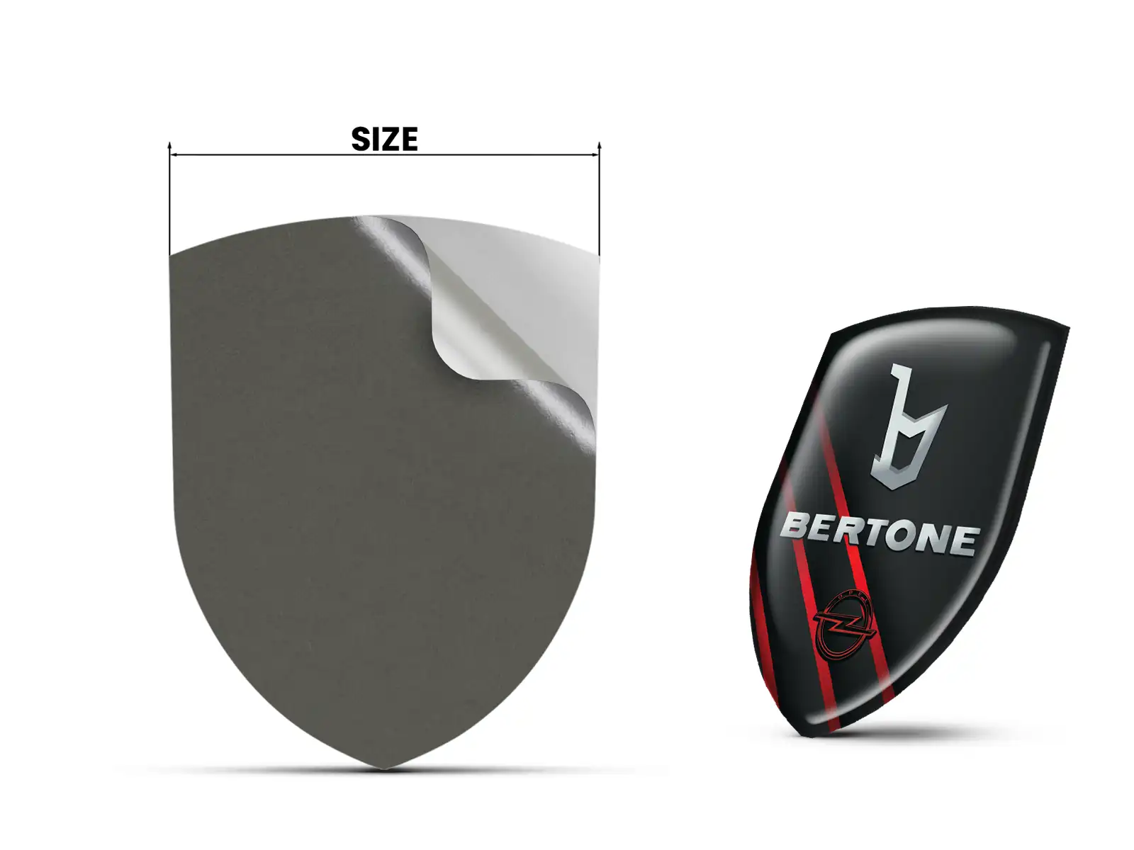 Bertone Pegatinas Parachoques Tuning Hechas Lujo Edición